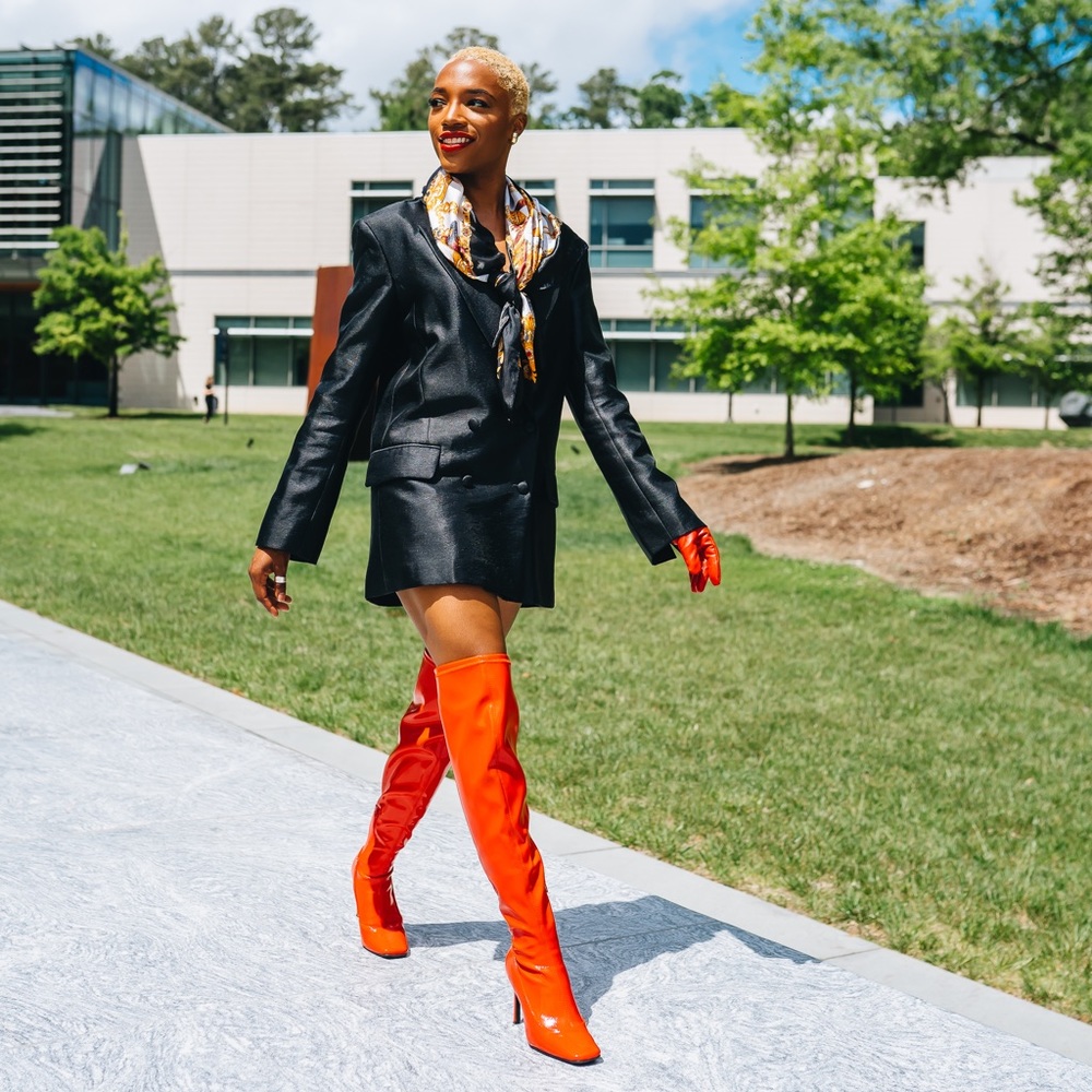 Shimmer Oversized Blazer